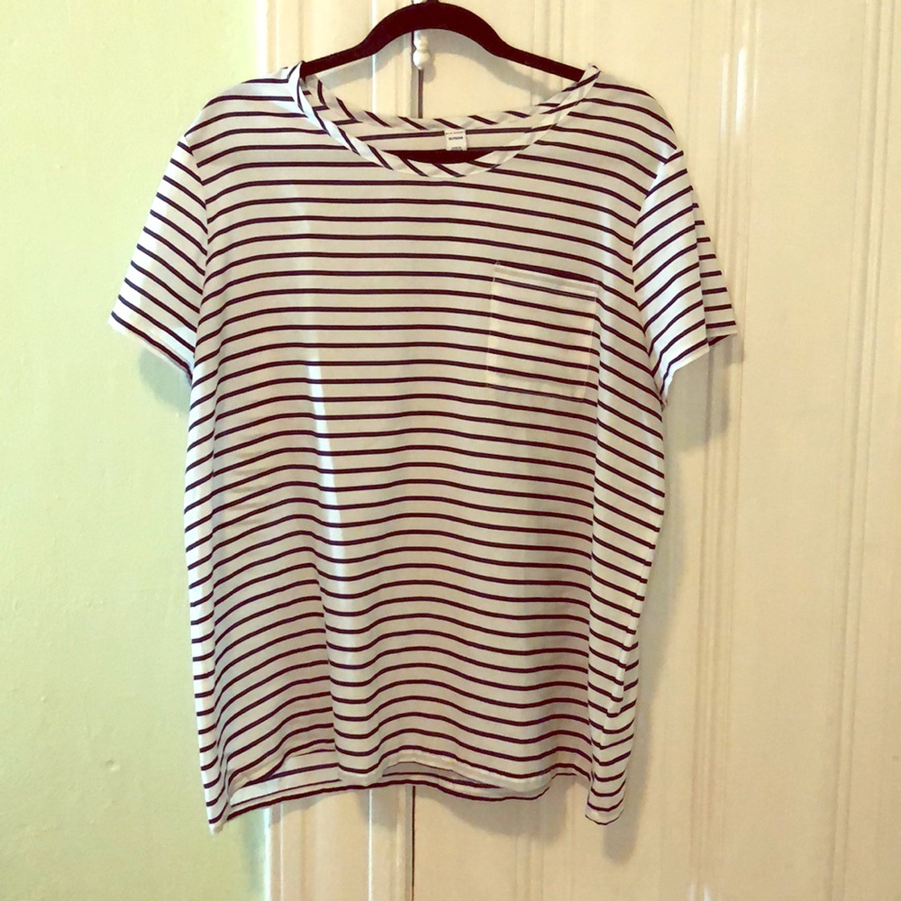 Nautical boat neck top